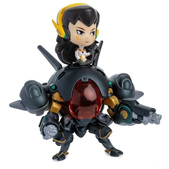 U.C.C. Distributing Overwatch D.VA Carbon Fiber with Meka Figurine NWT - Picture 1 of 6